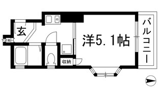 エレガンス高木3号館の物件間取画像